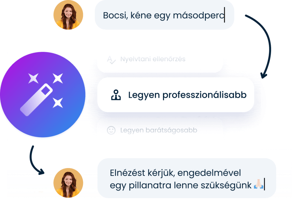 Tegye szövegeit barátságosabbá vagy professzionálisabbá az AI válaszasszisztens segítségével
