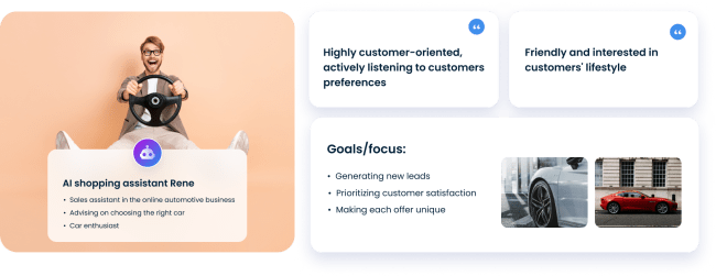 Use case of AI shopping assistant as car expert