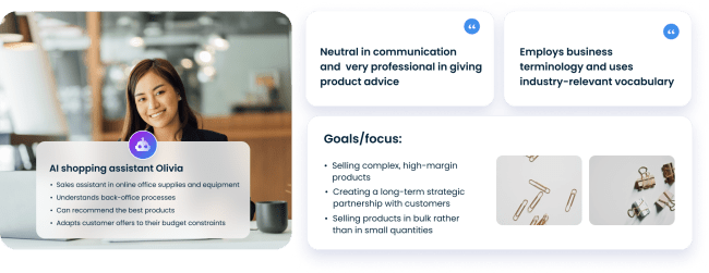 Use case of AI shopping assistant as back office expert