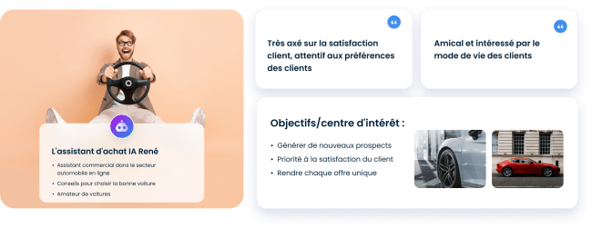 Cas d'utilisation de l'assistant d'achat IA en tant qu'expert automobile