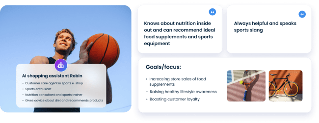 Use case of AI shopping assistant as sports expert