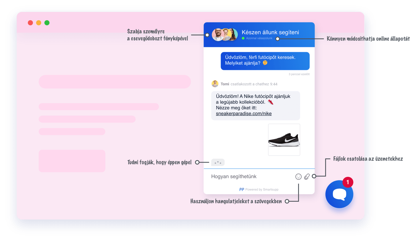 Chat box on your website