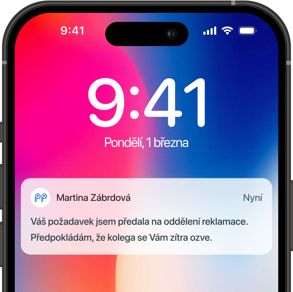 Smartsupp notifikace v telefonu